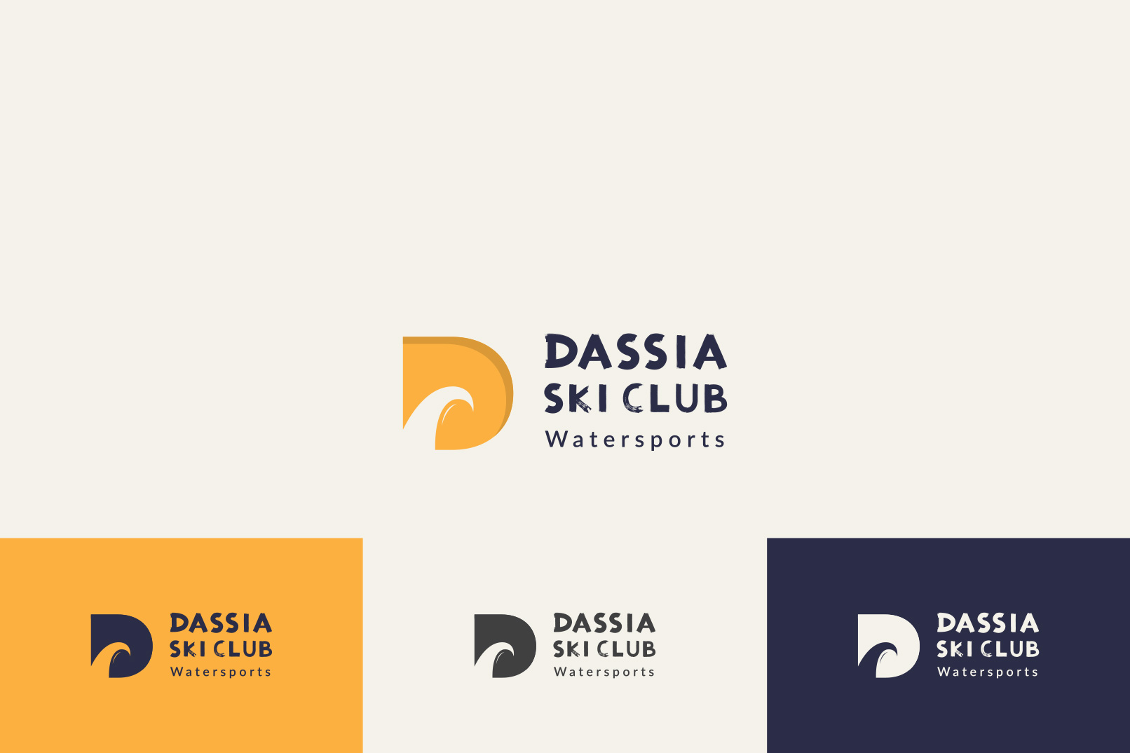 motivar portfolio branding dassia ski club logo 1